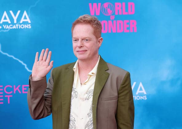 Jesse Tyler Ferguson attends the Los Angeles premiere of Stop! That Train! at Harmony Gold on Monday, May 18, 2026. Storyline: Two train stewardess BFFs switch from a dull railway to the luxurious Glamazonian Express. During a massive storm, they must work with snooty first-class crew and President Gagwell to prevent disaster in LA.  LAP20260518655 GREGxGRUDT