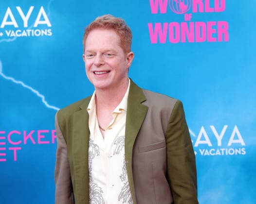 Jesse Tyler Ferguson attends the Los Angeles premiere of Stop! That Train! at Harmony Gold on Monday, May 18, 2026. Storyline: Two train stewardess BFFs switch from a dull railway to the luxurious Glamazonian Express. During a massive storm, they must work with snooty first-class crew and President Gagwell to prevent disaster in LA.  LAP20260518656 GREGxGRUDT