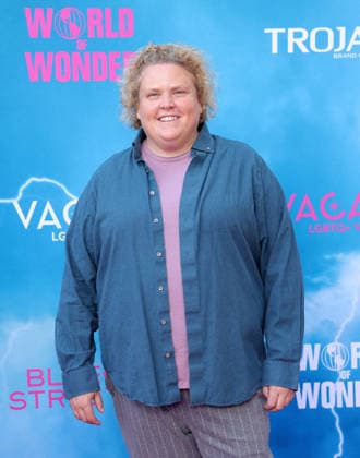 Fortune Feimster attends the Los Angeles premiere of Stop! That Train! at Harmony Gold on Monday, May 18, 2026. Storyline: Two train stewardess BFFs switch from a dull railway to the luxurious Glamazonian Express. During a massive storm, they must work with snooty first-class crew and President Gagwell to prevent disaster in LA.  LAP20260518659 GREGxGRUDT