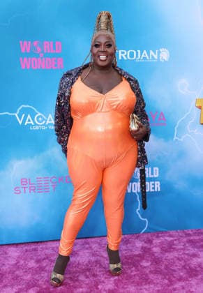 Latrice Royale attends the Los Angeles premiere of Stop! That Train! at Harmony Gold on Monday, May 18, 2026. Storyline: Two train stewardess BFFs switch from a dull railway to the luxurious Glamazonian Express. During a massive storm, they must work with snooty first-class crew and President Gagwell to prevent disaster in LA.  LAP20260518660 GREGxGRUDT