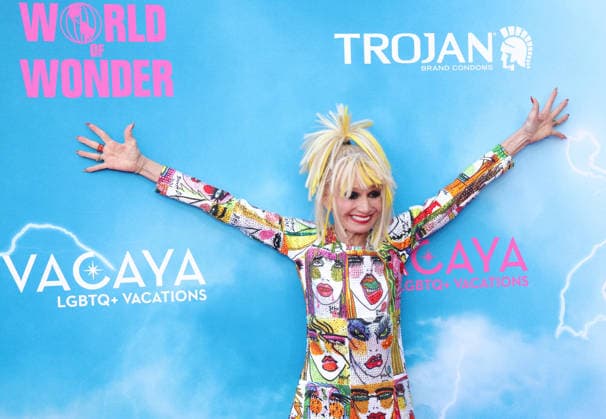 Betsey Johnson attends the Los Angeles premiere of Stop! That Train! at Harmony Gold on Monday, May 18, 2026. Storyline: Two train stewardess BFFs switch from a dull railway to the luxurious Glamazonian Express. During a massive storm, they must work with snooty first-class crew and President Gagwell to prevent disaster in LA.  LAP20260518673 GREGxGRUDT
