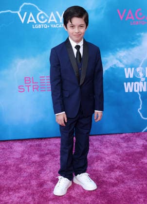 Asher Alexander attends the Los Angeles premiere of Stop! That Train! at Harmony Gold on Monday, May 18, 2026. Storyline: Two train stewardess BFFs switch from a dull railway to the luxurious Glamazonian Express. During a massive storm, they must work with snooty first-class crew and President Gagwell to prevent disaster in LA.  LAP20260518713 GREGxGRUDT