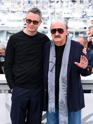 IPA84860607 - Cannes, 79th Cannes Film Festival 2026, day 8. Her Private Hell In the photo: , Nicolas Winding Refn, Pino Donaggio  Copyright: xAlbertoxTerenghix xPoolxPhotoxEventsx07x 84860607