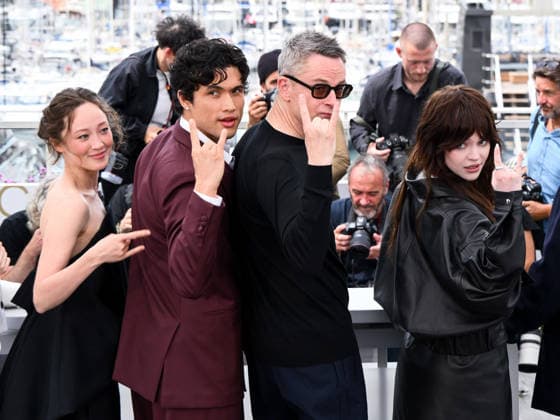 IPA84860595 - Cannes, 79th Cannes Film Festival 2026, day 8. Her Private Hell Pictured: Kristine Froseth, Havana Rose Liu, Charles Melton, Nicolas Winding Refn, Sophie Thatcher  Copyright: xAlbertoxTerenghix xPoolxPhotoxEventsx07x 84860595