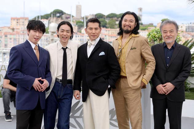 Ryota Miyadate, Masaki Suda, Masahiro Motoki, Munetaka Aoki and Kiyoshi Kurosawa at the photocall for the feature film The Samurai and the Prisoner Kokurojo at the Festival de Cannes 2026 79 Cannes International Film Festival at the Palais des Festivals Cannes, 19 05 2026 Foto:xD.xBedrosianx xFuturexImagex samurai_6546
