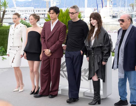 Her Private Hell Photocall at 79th Festival de Cannes - Cannes, France CANNES, FRANCE. May 19, 2026: Kristine Froseth, Havana Rose Liu, Charles Melton, Nicolas Winding Refn, Sophie Thatcher & Pino Donaggio at the photocall for Her Private Hell at the 79th Festival de Cannes. Picture: Paul Smith Featureflash Cannes France  Copyright: xPaulxSmithx xFeatureflashx