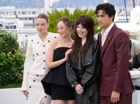 Her Private Hell Photocall at 79th Festival de Cannes - Cannes, France CANNES, FRANCE. May 19, 2026: Kristine Froseth, Havana Rose Liu, Sophie Thatcher & Charles Melton at the photocall for Her Private Hell at the 79th Festival de Cannes. Picture: Paul Smith Featureflash Cannes France  Copyright: xPaulxSmithx xFeatureflashx