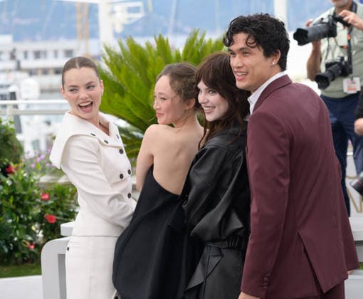 Her Private Hell Photocall at 79th Festival de Cannes - Cannes, France CANNES, FRANCE. May 19, 2026: Kristine Froseth, Havana Rose Liu, Sophie Thatcher & Charles Melton at the photocall for Her Private Hell at the 79th Festival de Cannes. Picture: Paul Smith Featureflash Cannes France  Copyright: xPaulxSmithx xFeatureflashx