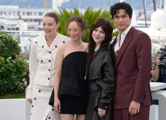 Her Private Hell Photocall at 79th Festival de Cannes - Cannes, France CANNES, FRANCE. May 19, 2026: Kristine Froseth, Havana Rose Liu, Sophie Thatcher & Charles Melton at the photocall for Her Private Hell at the 79th Festival de Cannes. Picture: Paul Smith Featureflash Cannes France  Copyright: xPaulxSmithx xFeatureflashx
