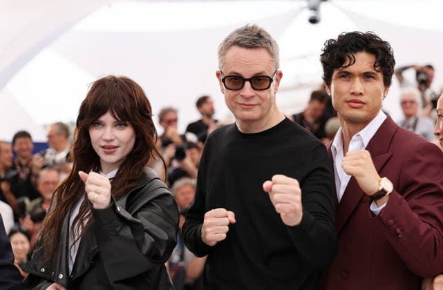 Sophie Thatcher, director Nicolas Winding Refn, Charles Melton at the photocall for the film Her Private Hell Hors Compétition at the 79th Cannes International Film Festival 12 May 23rd, 2026 , le 19 mai 2026 Jacovides Moreau Bestimage Photocall for Her Private Hell at the 79th Cannes International Film Festival, on May 19th, 2026 Cannes France  Copyright: xJACOVIDES-MOREAUx xBESTIMAGExJACOVIDES-MOREAUx xBESTIMAGEx