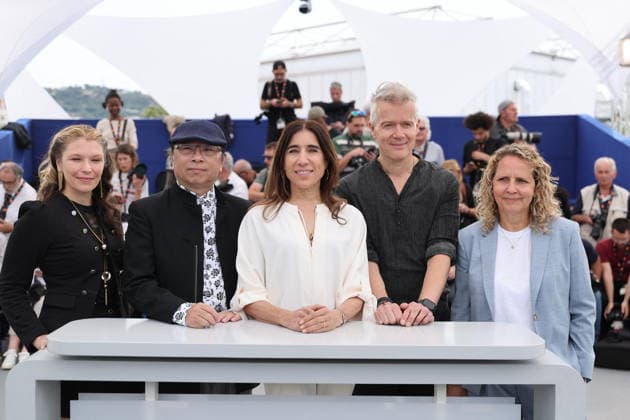 Celine Tricart, Hsin Chien Huang, la présidente du jury Blanca Li, Michel van der Aa, Mary Matheson au photocall du jury Cannes Immersive lors du 79ème Festival International du Film de Cannes 12 23 mai 2026 , le 19 mai 2026 Jacovides Moreau Bestimage Photocall for Cannes Immersive s Jury at the 79th Cannes International Film Festival, on May 19th, 2026 Cannes France  Copyright: xJACOVIDES-MOREAUx xBESTIMAGExJACOVIDES-MOREAUx xBESTIMAGEx