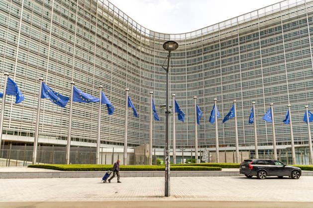 Gebäude der Europäischen Kommission Das Berlaymont-Gebäude, Hauptquartier der Europäischen Kommission in Brüssel, Belgien The Berlaymont building, Seat of the European Commission in Brussels, Belgium *** European Commission building The Berlaymont building, Seat of the European Commission in Brussels, Belgium