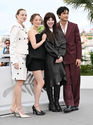 American actresses Sophie Thatcher, Kristine Froseth, Havana Rose Liu and actor Charles Melton attend a photo call for Her Private Hell at the 79th Cannes Film Festival in Cannes, France on Tuesday, May 19, 2026.  CAN20260519124 RUNExHELLESTAD