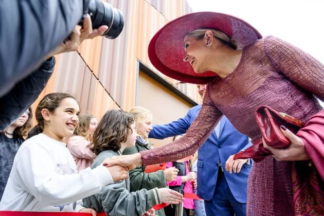 King Willem Alexander and Queen Maxima During Regional Visit - Vlodrop King Willem Alexander and Queen Maxima visit roller coaster manufacturer Vekoma during a regional visit to the municipalities of Maasgouw, Echt-Susteren, Roerdalen, and Roermond in Vlodrop, The Netherlands on May 19, 2026, gaining insight into the design, engineering, and production of attractions. Photo by Patrick van Emst NL Beeld ABACAPRESS.COM Vlodrop Netherlands  Copyright: xBrunoxPress ABACAx