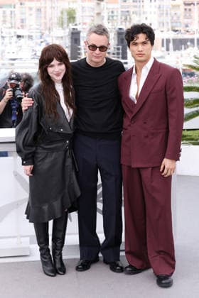 Cannes - Her Private Hell Photocall JD Charles Melton, Nicolas Winding Refn, Sophie Thatcher attend the photocall of the film Her Private Hell during the 79th annual Cannes Film Festival at Palais des Festivals on May 19, 2026 in Cannes, France. Photo by Jerome Domine ABACAPRESS.COM Cannes France  Copyright: xDominexJerome ABACAx