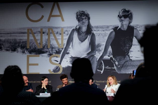 79ème Festival International du Film de Cannes Press conference on the film LInconnue 79th International Film Festival of Cannes Press conference on the film LInconnue 456404 2026 05 19 Seydoux, Léa Schneider, Niels  Copyright: xFranckxBoutonnetx xStarfacex STAR_456404_028