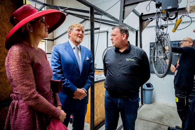 19-05-2026 Brabant Queen Maxima and King Willem-Alexander visited De Weerstand, a former industrial site which is being developed into a residential and living environment, in the Maasgouw area. Â  Copyright: xPPEx