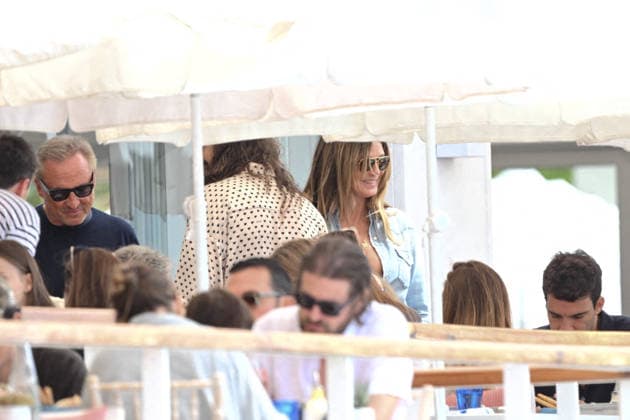 Cannes - Heidi Klum and Tom Kaulitz at The Eden Roc Heidi Klum and her husband Tom Kaulitz have lunch together at the Eden Roc restaurant in Cap d Antibes, France, on May 19, 2026. Photo by Florian Poitout ABACAPRESS.COM Cap d Antibes Provence-Alpes-Cote d Azur France  Copyright: xPoitoutxFlorian ABACAx