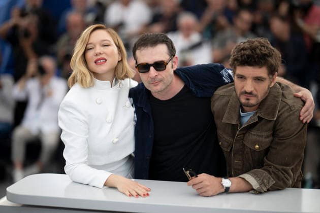 Cannes L Inconnue (The Unknown) photocall EB Lea Seydoux, Niels Schneider and Arthur Harari pose during the L Inconnue (The Unknown) photocall at the 79th annual Cannes Film Festival at Palais des Festivals on May 19, 2026 in Cannes, France. Photo by Eliot Blondet ABACAPRESS.COM Cannes France France  Copyright: xBlondetxEliot ABACAx