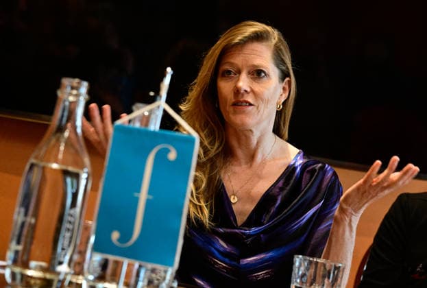 A press conference with Canadian soprano and conductor Barbara Hannigan, artist-in-residence of Prague Spring 2026 festival, in Hotel Mozart, Praha, May 19, 2026. (CTKxPhoto RomanxVondrous) CTKPhotoP2026051906250  CTKPhotoP2026051906250