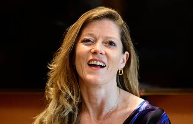 A press conference with Canadian soprano and conductor Barbara Hannigan, artist-in-residence of Prague Spring 2026 festival, in Hotel Mozart, Praha, May 19, 2026. (CTKxPhoto RomanxVondrous) CTKPhotoP2026051906265  CTKPhotoP2026051906265