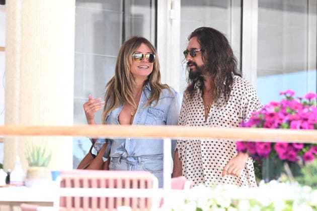 Cannes - Heidi Klum and Tom Kaulitz at The Eden Roc Heidi Klum and her husband Tom Kaulitz at the Eden Roc restaurant in Cap d Antibes, France, on May 19, 2026. Photo by Florian Poitout ABACAPRESS.COM Cap d Antibes Provence-Alpes-Cote d Azur France  Copyright: xPoitoutxFlorian ABACAx