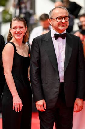 79ème Festival International du Film de Cannes Montée des marches du film Minotaur 79th International Cannes Film Festival Red Carpet for Minotaur movie 456410 2026 05 19 Shmykova, Varvara Zvyagintsev, Andrey  Copyright: xEstellexCarlierx xStarfacex STAR_456410_004