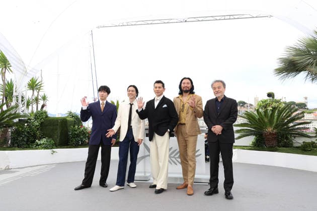 Kokurojo (The Samurai And The Prisoner) photocall during the 79th Cannes Film Festival Ryota Miyadate, Masaki Suda, Masahiro Motoki, Munetaka Aoki and Kiyoshi Kurosawa - Kokurojo (The Samurai And The Prisoner) photocall during the 79th Cannes Film Festival in Caznnes, France on May 19, 2026  Copyright: x Chassery+Courdjix