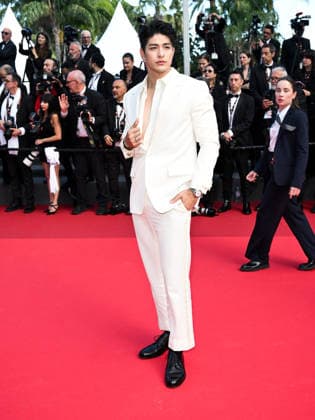 IPA84869938 - Cannes, 79th Cannes Film Festival 2025 - evening 8. red carpet of AMARGA NAVIDAD. In the photo LUKE ISHIKAWA  Copyright: xSimonexComix xPoolxPhotoxEventsx07x 84869938
