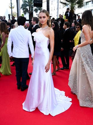IPA84870555 - Cannes, 79th Cannes Film Festival 2025 - evening 8. red carpet of AMARGA NAVIDAD. Pictured: Laila Hasanovic  Copyright: xTerenghi Ipa-Agency.netx xPoolxPhotoxEventsx07x 84870555