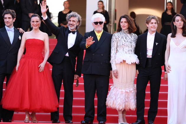 Cannes - Amarga Navidad Red Carpet Quim Gutierrez, Aitana Sanchez-Gijon, Leonardo Sbaraglia, Pedro Almodóvar, Barbara Lennie, Patrick Criado and Victoria Luengo attending the Amarga Navidad (Bitter Christmas) screening during the 79th annual Cannes Film Festival at Palais des Festivals on May 19, 2026 in Cannes, France. Photo by Jerome Domine ABACAPRESS.COM Cannes France  Copyright: xDominexJerome ABACAx