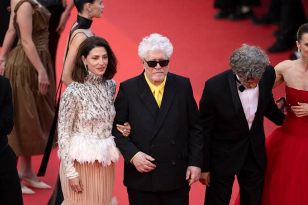 Cannes Amarga Navidad (Bitter Christmas) Red Carpert EB Argentinian actor Leonardo Sbaraglia, Spanish film director Pedro Almodovar, Spanish actress Barbara Lennie on the red carpet before the Amarga Navidad (Bitter Christmas) screening during the 79th annual Cannes Film Festival at Palais des Festivals on May 19, 2026 in Cannes, France.Photo by Eliot Blondet ABACAPRESS.COM Cannes France France  Copyright: xBlondetxEliot ABACAx