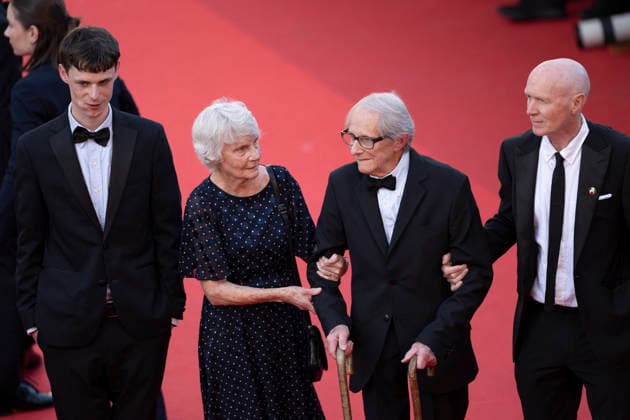 Cannes Amarga Navidad (Bitter Christmas) Red Carpert EB Lesley Ashton, Ken Loach, Jury Member Paul Laverty on the red carpet before the Amarga Navidad (Bitter Christmas) screening during the 79th annual Cannes Film Festival at Palais des Festivals on May 19, 2026 in Cannes, France.Photo by Eliot Blondet ABACAPRESS.COM Cannes France France  Copyright: xBlondetxEliot ABACAx