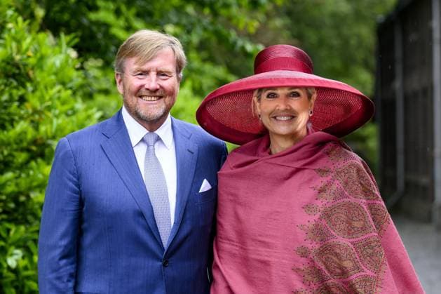Illikhoven, The Netherlands, 2026-05-19 11:55:20 ILLIKHOVEN, 19-05-2026 King Willem Alexander and Queen Maxima during a regional visit to the municipalities of Maasgouw, Echt-Susteren, Roerdalen, and Roermond. PHOTO: NLBeeld Patrick van Emst In the photo: The Royal Couple visits the village of Illikhoven in the municipality of Echt-Susteren. This is the narrowest part of the Netherlands, where the land is less than five kilometers wide, situated between Belgium and Germany. Here they speak with representatives of the police, a dike guard, and organizations from the border region, among others. Subsequently, the Royal Couple visits Lilbosch Abbey. Credit: NL Beeld Patrick van Emst Copyright: xx x