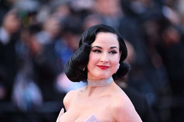 79th Cannes Film Festival: Amarga Navidad (Bitter Christmas) screening CANNES, FRANCE - MAY 19: US burlesque dancer Dita Von Teese arrives for the screening of the film Amarga Navidad (Bitter Christmas) at the 79th edition of the Cannes Film Festival in Cannes, France on May 19, 2026. Mustafa Yalcin Anadolu Cannes France. Editorial use only. Please get in touch for any other usage.  Copyright: x2026xAnadoluxMustafaxYalcinx
