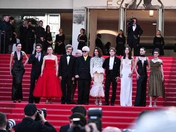 IPA84873556 - Cannes, 79th Cannes Film Festival 2025 - evening 8. red carpet of AMARGA NAVIDAD. Pictured are Aitana Sanchez-Gijon, Leonardo Sbaraglia, Pedro Almodovar, Barbara Lennie, Patrick Criado, Victoria Luengo, Milena Smit, Amaia Romero, Rossy De Palma and Nievez Alvarez  Copyright: xSimonexComix xPoolxPhotoxEventsx07x 84873556