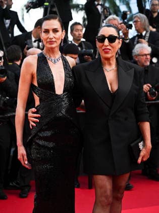 IPA84873537 - Cannes, 79th Cannes Film Festival 2025 - evening 8. red carpet of AMARGA NAVIDAD. In the photo Nievez Alvarez, Rossy De Palma  Copyright: xSimonexComix xPoolxPhotoxEventsx07x 84873537