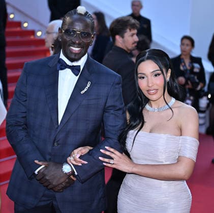 79th Cannes Film Festival: Amarga Navidad (Bitter Christmas) screening CANNES, FRANCE - MAY 19: French football player Mamadou Sakho (L) and Majda Sakho (R) arrive for the screening of the film Amarga Navidad (Bitter Christmas) at the 79th edition of the Cannes Film Festival in Cannes, France on May 19, 2026. Mustafa Yalçin Anadolu Cannes France. Editorial use only. Please get in touch for any other usage.  Copyright: x2026xAnadoluxMustafaxYalcÄ±nx