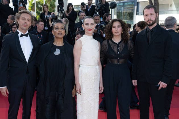 Cannes Amarga Navidad screening NG L ail d Or Jury President Mstyslav Chernov, L ail d Or Jury Member Victor Castanet, L ail d Or Jury Member Lina Soualem, L ail d Or Jury Member Geraldine Pailhas and L ail d Or Jury Member Tabitha Jackson attending the ‘Amarga Navidad’ Screening and Red Carpet at Palais Des Festivals in Cannes, France on May 19 2026 as part of the 79th Cannes Film Festival. Photo by Nicolas Genin ABACAPRESS.COM Cannes France  Copyright: xGeninxNicolas ABACAx