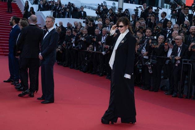 Cannes Amarga Navidad screening NG Juliette Binoche attending the ‘Amarga Navidad’ Screening and Red Carpet at Palais Des Festivals in Cannes, France on May 19 2026 as part of the 79th Cannes Film Festival. Photo by Nicolas Genin ABACAPRESS.COM Cannes France  Copyright: xGeninxNicolas ABACAx