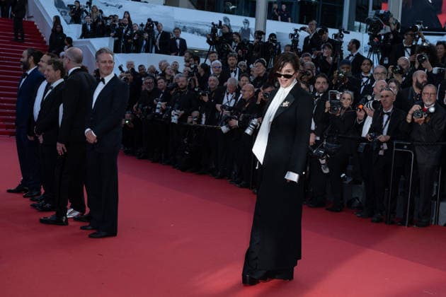 Cannes Amarga Navidad screening NG Juliette Binoche attending the ‘Amarga Navidad’ Screening and Red Carpet at Palais Des Festivals in Cannes, France on May 19 2026 as part of the 79th Cannes Film Festival. Photo by Nicolas Genin ABACAPRESS.COM Cannes France  Copyright: xGeninxNicolas ABACAx