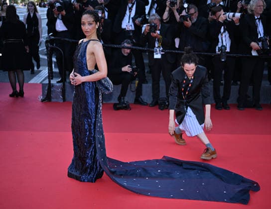 79th Cannes Film Festival: Amarga Navidad (Bitter Christmas) screening CANNES, FRANCE - MAY 19: Member of the jury Irish-Ethiopian actress and producer Ruth Negga arrives for the screening of the film Amarga Navidad (Bitter Christmas) at the 79th edition of the Cannes Film Festival in Cannes, France on May 19, 2026. Mustafa Yalcin Anadolu Cannes Fransa. Editorial use only. Please get in touch for any other usage.  Copyright: x2026xAnadoluxMustafaxYalcinx