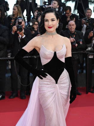 IPA84873239 - Cannes, 79th Cannes Film Festival 2025 - evening 8. red carpet of AMARGA NAVIDAD In the photo: DITA VON TEES  Copyright: xSimonexComix xPoolxPhotoxEventsx07x 84873239