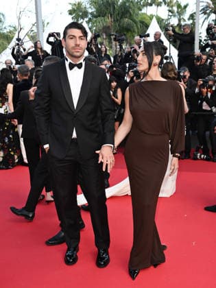 IPA84873274 - Cannes, 79th Cannes Film Festival 2025 - evening 8. red carpet of AMARGA NAVIDAD Pictured: IGNAZIO MOSER , CECILIA RODRIGUEZ  Copyright: xSimonexComix xPoolxPhotoxEventsx07x 84873274