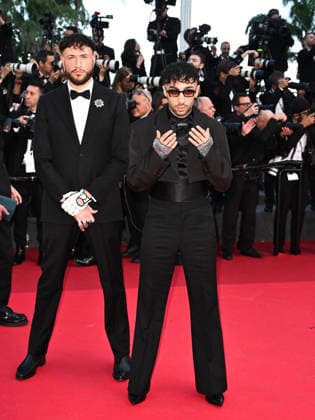 IPA84875801 - Cannes, 79th Cannes Film Festival 2025 - evening 8. red carpet of AMARGA NAVIDAD. Pictured are Guest and Sofiane Pamart  Copyright: xSimonexComix xPoolxPhotoxEventsx07x 84875801