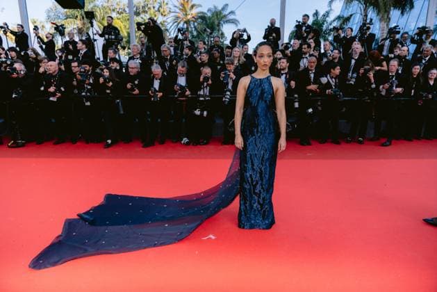 79ème Festival International du Film de Cannes Montée des marches du film Amarga Navidad 79th International Cannes Film Festival Red Carpet for Amarga Navidad movie 456443 2026 05 19 Alpes Maritimes Cannes France Negga, Ruth  Copyright: xTerencexBaelenx STAR_456443_019