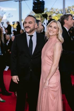 79ème Festival International du Film de Cannes Montée des marches du film Amarga Navidad 79th International Cannes Film Festival Red Carpet for Amarga Navidad movie 456443 2026 05 19 Alpes Maritimes Cannes France Demaison, François Xavier Tihay, Anais  Copyright: xTerencexBaelenx STAR_456443_025