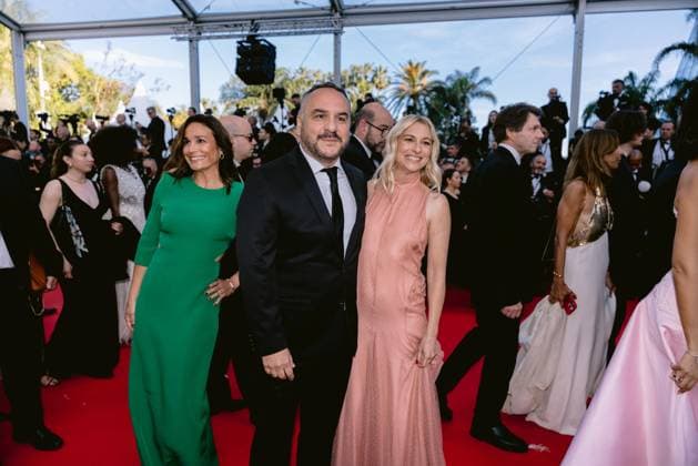 79ème Festival International du Film de Cannes Montée des marches du film Amarga Navidad 79th International Cannes Film Festival Red Carpet for Amarga Navidad movie 456443 2026 05 19 Alpes Maritimes Cannes France Demaison, François Xavier Tihay, Anais  Copyright: xTerencexBaelenx STAR_456443_026