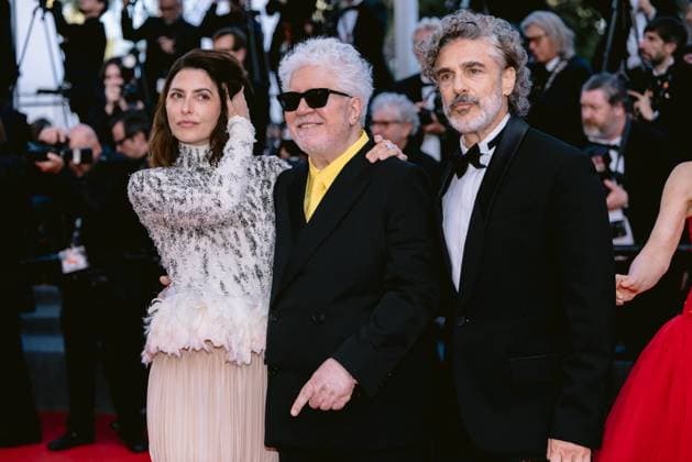 79ème Festival International du Film de Cannes Montée des marches du film Amarga Navidad 79th International Cannes Film Festival Red Carpet for Amarga Navidad movie 456443 2026 05 19 Alpes Maritimes Cannes France Almodovar, Pedro Lennie, Barbara Sbaraglia, Leonardo  Copyright: xTerencexBaelenx STAR_456443_077