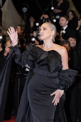 Sharon Stone Audemars Piguet watch Stairway for the film Diamond at the 79th Cannes International Film Festival on May 19, 2026 Olivier Borde Bestimage Red carpet for Diamond at the 79th Cannes International Film Festival on May 19, 2026 Cannes France  Copyright: xOLIVIERxBORDEx xBESTIMAGExOLIVIERxBORDEx xBESTIMAGEx